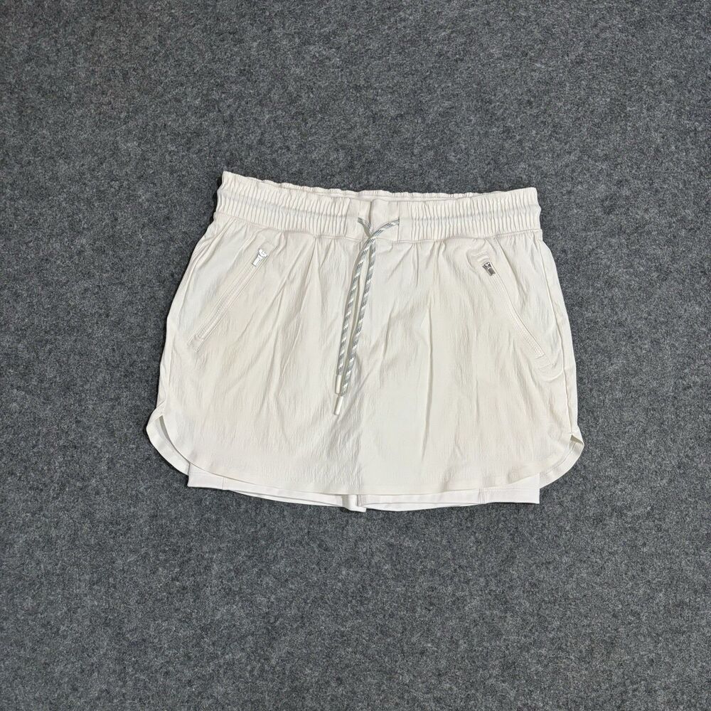 Athleta Trekkie Skort Size 4 Magnolia White Lined